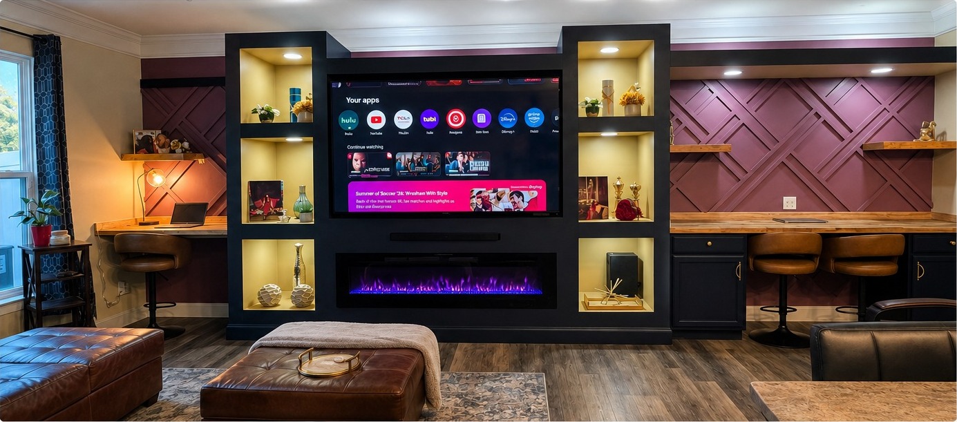 Custom Entertainment Wall